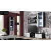 Cama komplekt of two shelves 125cm SOHO valge matt