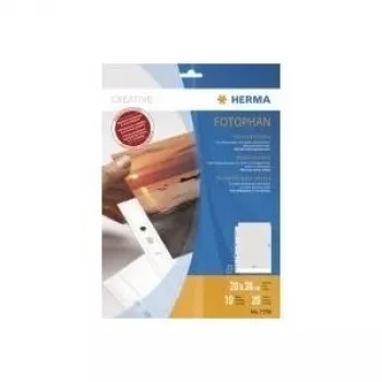 Fototaskud HERMA Fotophan 20x30 cm valge 10 tk