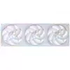 Korpuse ventilaatorite komplekt Jonsbo ZA-420W — 3×140 mm PWM ARGB, valge
