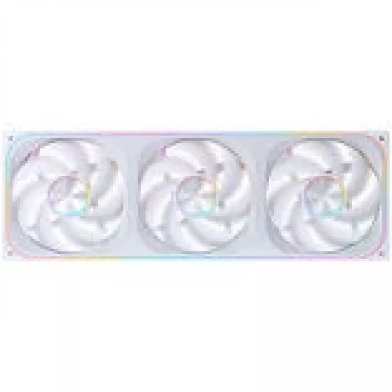 Korpuse ventilaatorite komplekt Jonsbo ZA-420W — 3×140 mm PWM ARGB, valge