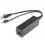 Microconnect MC-POESPLITTER võrgujagur Power over Ethernet (PoE) Must