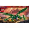 Ehitusmänguasjade komplekt LEGO NINJAGO 71829 Lloyd's roheline Forest Dragon, 128 tükki, 2 minifiguuri, vanusele 6+