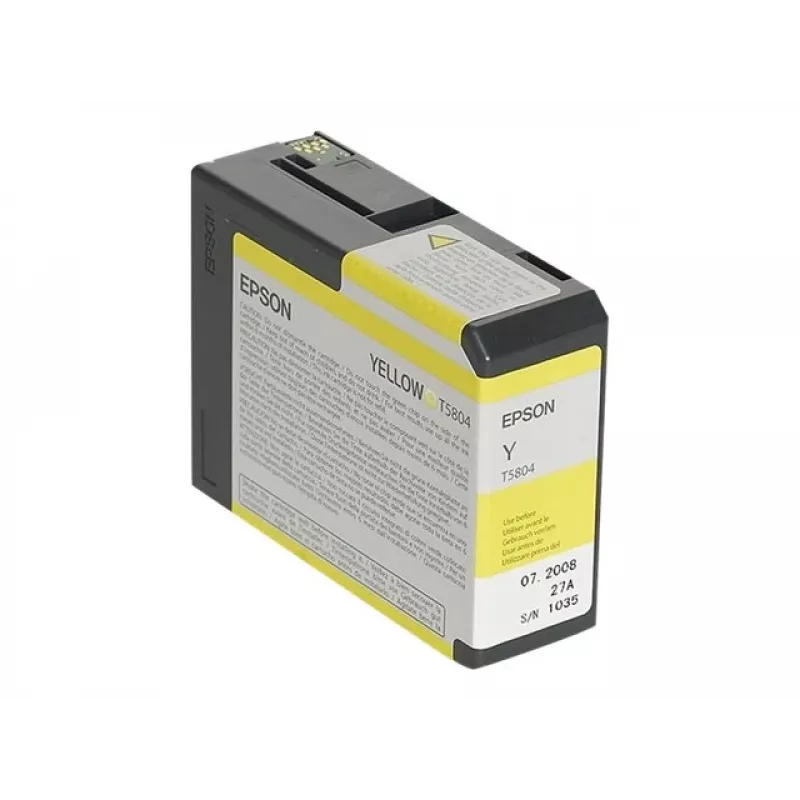 Epson Singlepack kollane T580400, kollane, pigmendipõhine tint, 80 ml, 1 tk