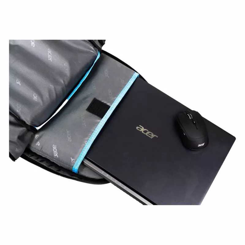 Vabaajaseljakott Acer PBG510 — Polüester, mahutab kuni 18 tolli, 330×175×480 mm, Must/Sinine
