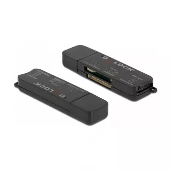 Kaardilugeja DeLOCK SuperSpeed USB SD, Micro SD, MS jaoks