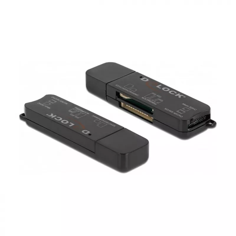 Kaardilugeja DeLOCK SuperSpeed USB SD, Micro SD, MS jaoks