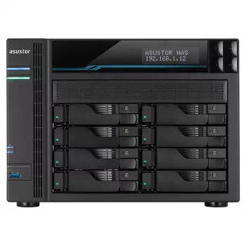 Asustor Lockerstor 10 AS6510T NAS torn Intel Atom® C3538 8 GB DDR4 0 TB ADM must