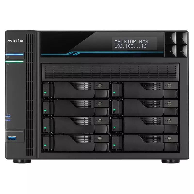 Asustor Lockerstor 10 AS6510T NAS torn Intel Atom® C3538 8 GB DDR4 0 TB ADM must