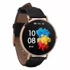 Nahast nutikell Garett Verona Gold-Must