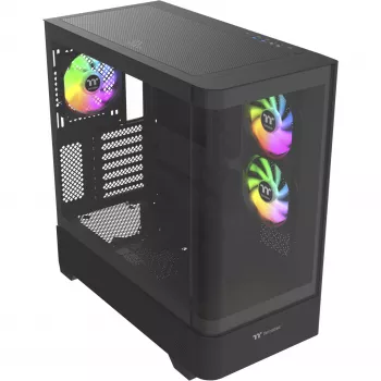PC-korpus Thermaltake View 290 TG ARGB Midi Tower Must