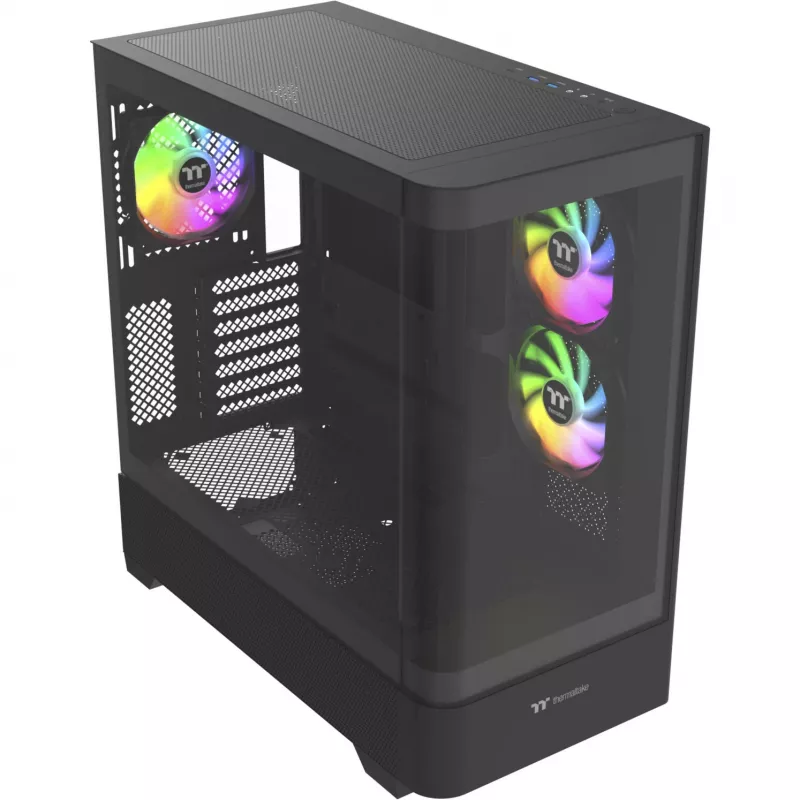 PC-korpus Thermaltake View 290 TG ARGB Midi Tower Must