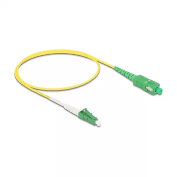 DELOCK 83234 InfiniBand fiiberoptiline kaabel 0,5m LC SC LC/APC kollane