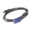 APC KVM USB-kaabel - 6 jalga (1,8 m), 1,83 m, USB, USB, VGA, must, USB-A