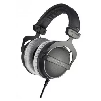 Stuudiokõrvaklapid Beyerdynamic DT 770 PRO 80Ω — suletud, kõrvaümbrused, 5–35000 Hz, 96 dB, 3,5 mm, kullatud pistik