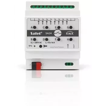 Lülitusajam Satel KNX-SA24 8 kanalit DIN-liistule paigaldatav 3680 W