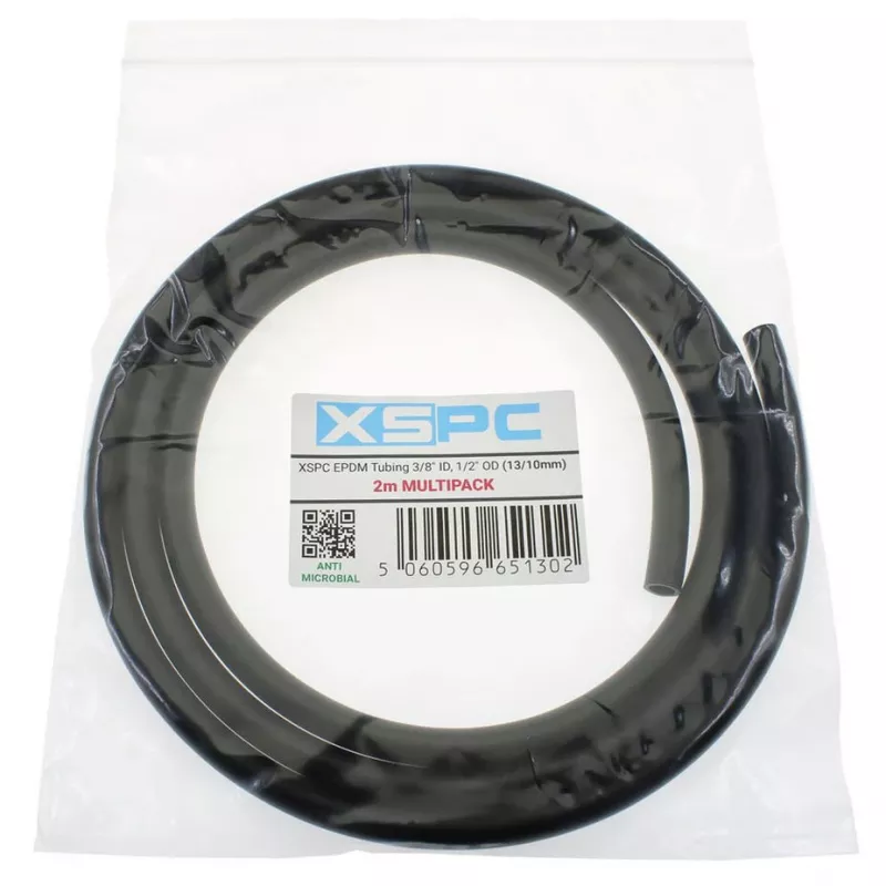 Pehme EPDM-voolik XSPC 13/10 mm (siseläbimõõt 10 mm / välisläbimõõt 13 mm), 2 m, must
