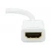 Videokaabli adapter LOGILINK Mini DisplayPort HDMI Type A CV0036A, 0,1 m, hall