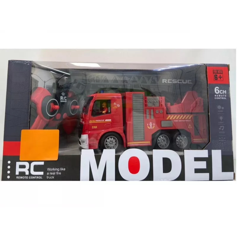 Raadio teel juhitav tuletõrjeauto mudel Madej R/C Car Fire Engine light