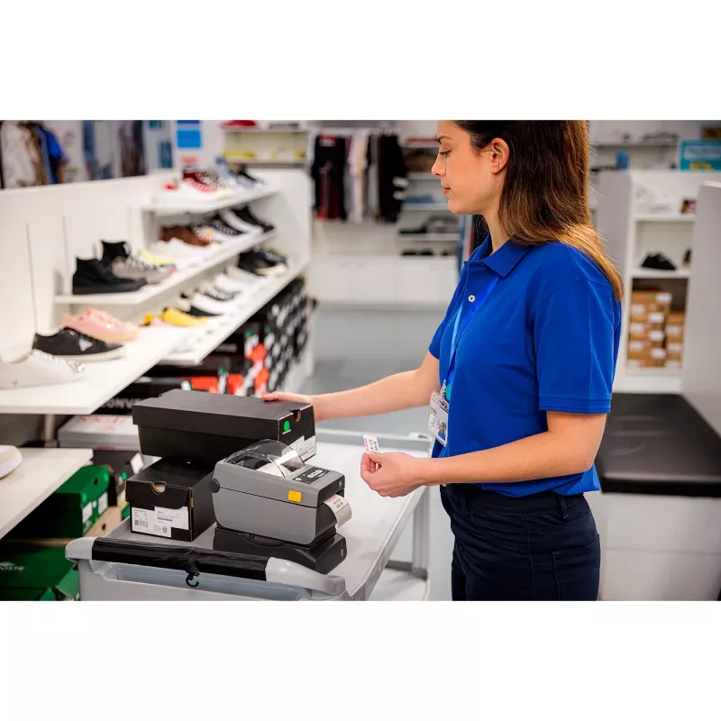 Zebra ZD411 etiketiprinter Otsetermosiirde 203 x 203 DPI 152 mm/s Juhtmega ja juhtmevaba Ethernet LAN Bluetooth