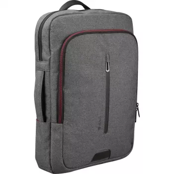 Seljakott YENKEE YBB 1522GY — multifunktsionaalne sülearvutiseljakott 15,6-tollisele | Nailon, 12 l, Hall/Punane