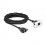 DeLOCK võrgupikenduskaabel Cat.6A 5m S/FTP RJ45 must