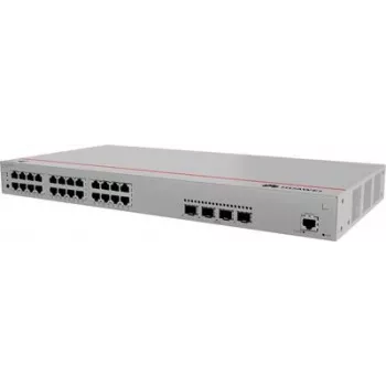 Switch HUAWEI S220-24P4X — 24 x Gigabit (10/100/1000) RJ-45, 4 x SFP+, PoE, 1U hall
