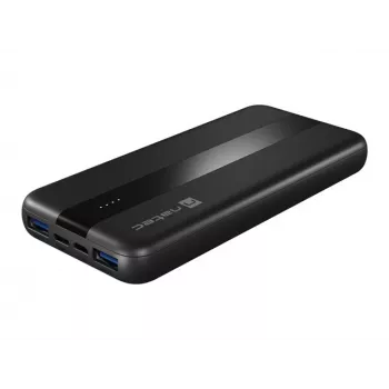NATEC TREVI SLIM Q V2 Liitiumpolümeer (LiPo) 10000 mAh Must