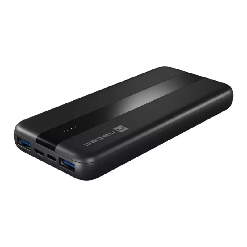 NATEC TREVI SLIM Q V2 Liitiumpolümeer (LiPo) 10000 mAh Must