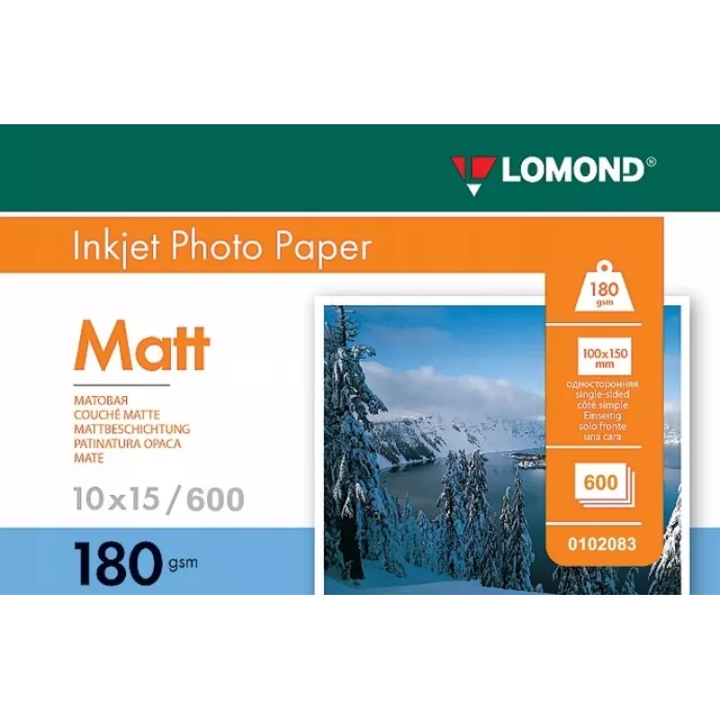Fotopaber tindiprinterile Lomond 0102083 Matt 180 g/m² 10×15 cm pakend