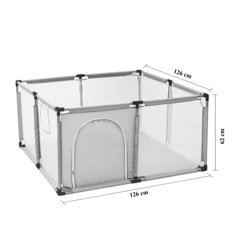 Extralink Kids Playpen, Kuiv basseiniala lastele, Kokkupandav 126x126cm pallimeri k-458