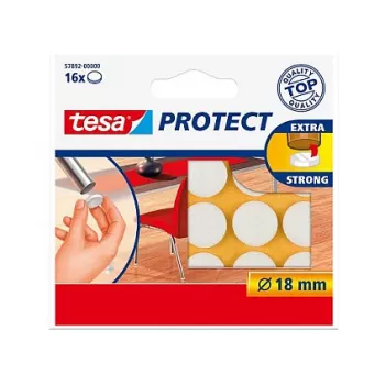 Mööbli põrandakaitsmed Tesa 57892-00000-01, 16 tk, ümmargused