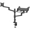 Monitorihoidik WENTRONIC Goobay Deluxe 74417 sülearvuti haruga, must