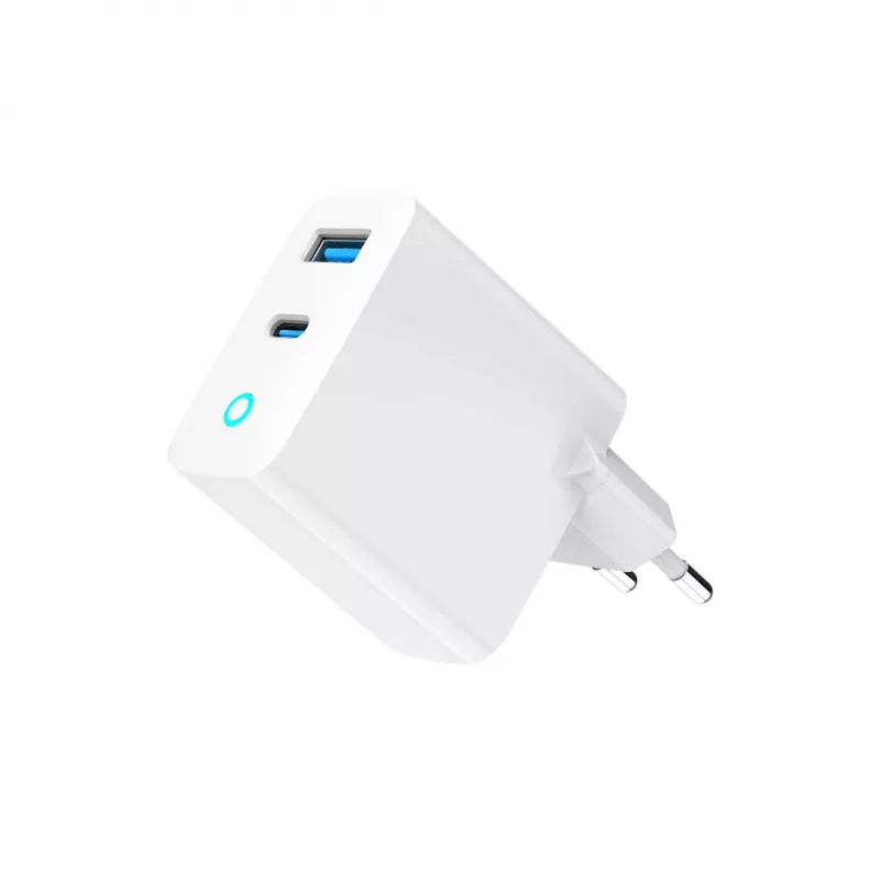 Gembird TA-UC-PDQC65L-W-01 mobiilseadme laadija universaalne valge AC kiirlaadimine siseruumides