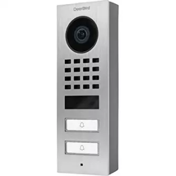 Video uksefon door bird D1102V V4A roostevaba teras kahe helistamisnupuga
