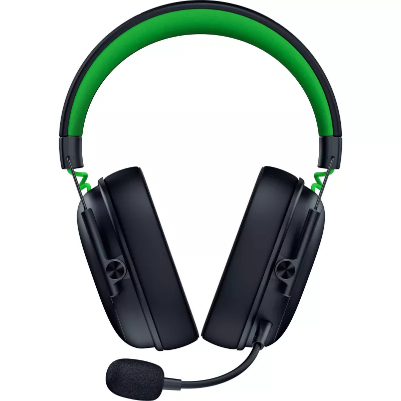 Peakomplekt Razer MustShark V3 X HyperSpeed — juhtmega ja juhtmeta (USB-A, Bluetooth), ümberkõrvaklapid, 20–28 kHz, 270 g, must/roheline