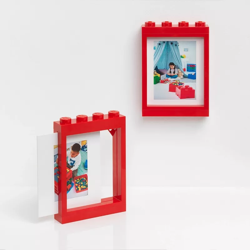 Picture frame room copenhagen LEGO Bright Red 41131730 — dekoratiivne lauaraam, helepunane