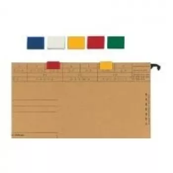 ELBA Colour Rider, PVC-st, clip-on, tumeroheline, vertic 1 rippkaustale, mõõdud: (L)20 x (S)5 x (K)16 mm (85512 DG)