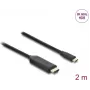 Video kaabli adapter DELOCK 80599 — USB USB-C HDMI-le, 2 m, must