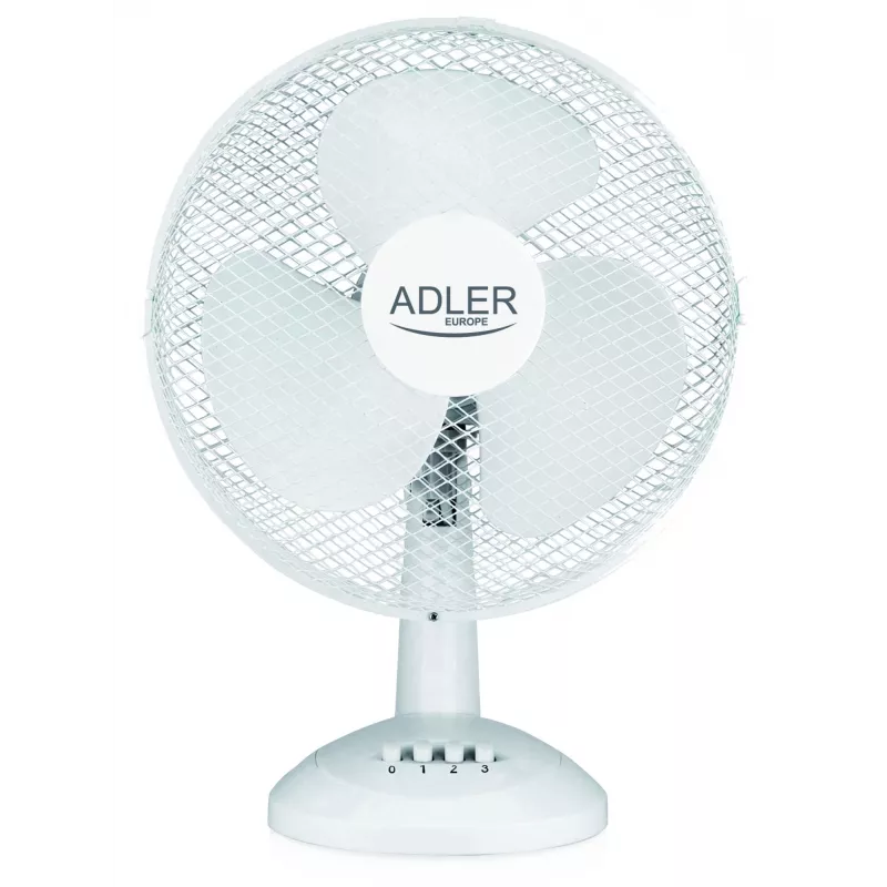 Adler | AD 7304 | Lauaventilaator | Valge | Läbimõõt 40 cm | Kiiruste arv 3 | Võnkumine | 45 W | Ei