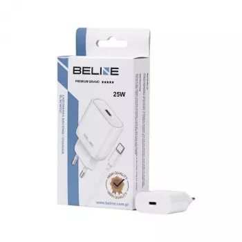 Laadija 25W USB-C + USB-C kaabel, valge
