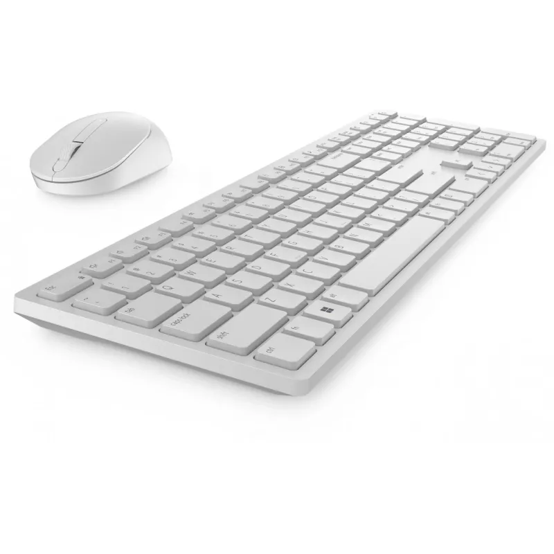 DELL Pro klaviatuur ja hiir - KM5221W - Prantsuse (AZERTY) - Valge