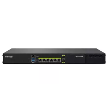 LANCOM Central mitmegigabitine võrgulüüs SD-WAN-ile 100 VPN-kaaslasega, sh valikuliselt kuni 1000, 6xGE, 2xSFP+, 2xUSB, tulemüür/IDS (61079)