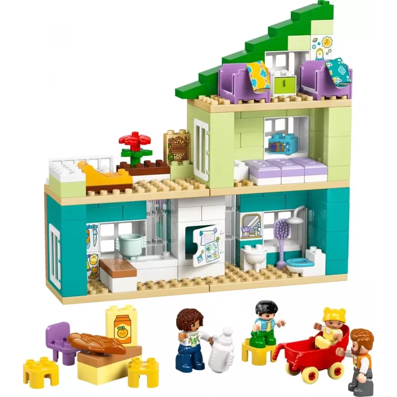LEGO DUPLO 10470 3 in 1 Moodne peremaja koos kujunditega