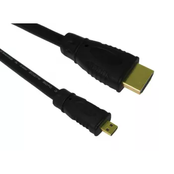 HDMI-kaabel SBOX HDMI-MICRO/R 1.4 2 m — micro HDMI HDMI-ks, versioon 1.4, pikkus 2 m