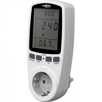 Energiakulumõõtur ANSMANN APM2 120-0007 LCD-ekraaniga