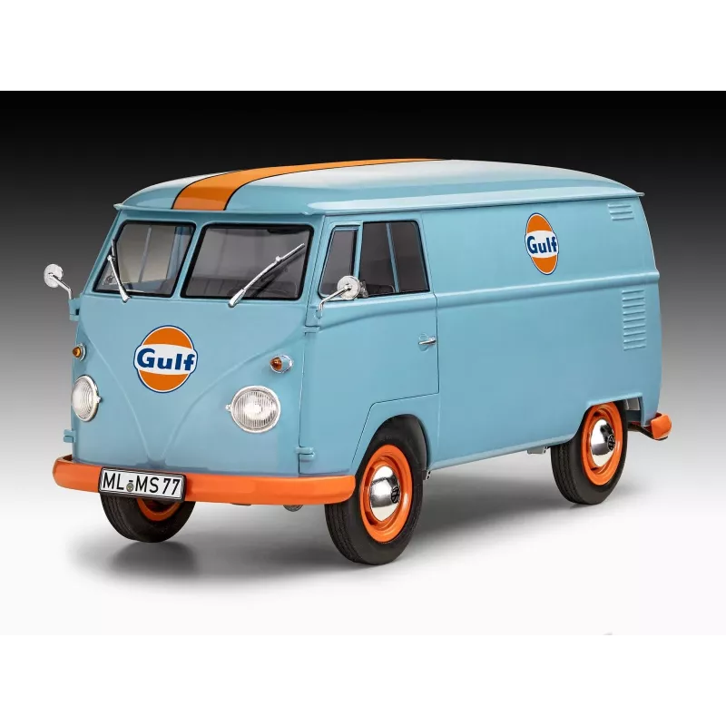 Plastikmudel VW T1 Panel Van – Gulf dekoor 1/24