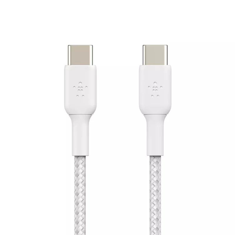 Belkin BOOST CHARGE - USB-kaabel - 24 kontaktiga USB-C (M) 24 kontaktiga USB-C (M) - USB 2.0 - 2 m - Valge