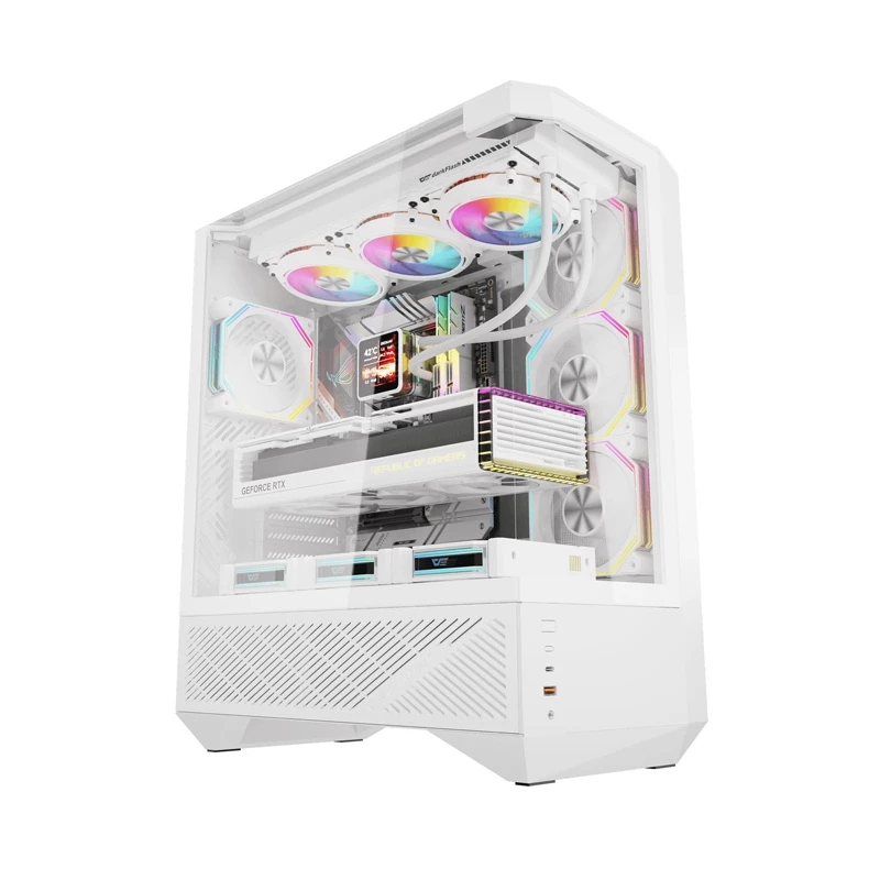 Arvutikorpus Darkflash DY460 ATX valge