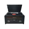 Plaadimängija muse MT-115 W — must/kuldne, 33-45-78 RPM, J-kujuline toonhoob, pöörlev helitugevus, 240 V AC