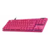 Mänguklaviatuur Logitech G 920-013249 USB AZERTY Prantsuse Roosa Tenkeyless